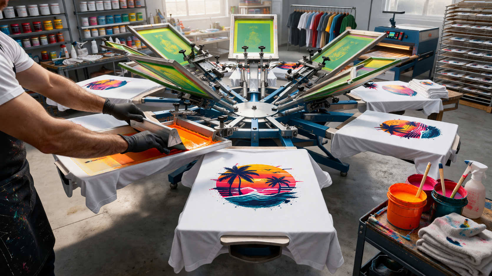 Serigrafía en camisetas